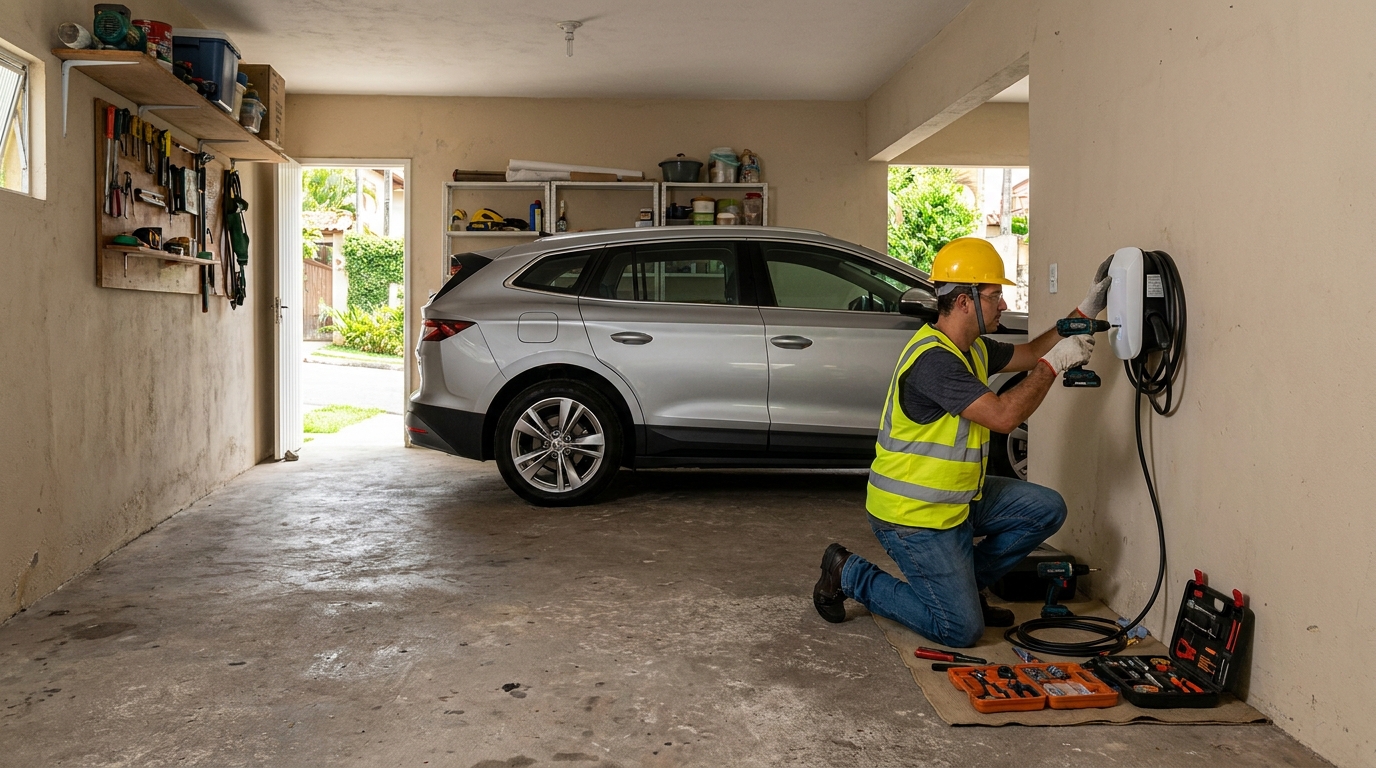 Instalação em garagem ou condomínio em João Pessoa‑PB